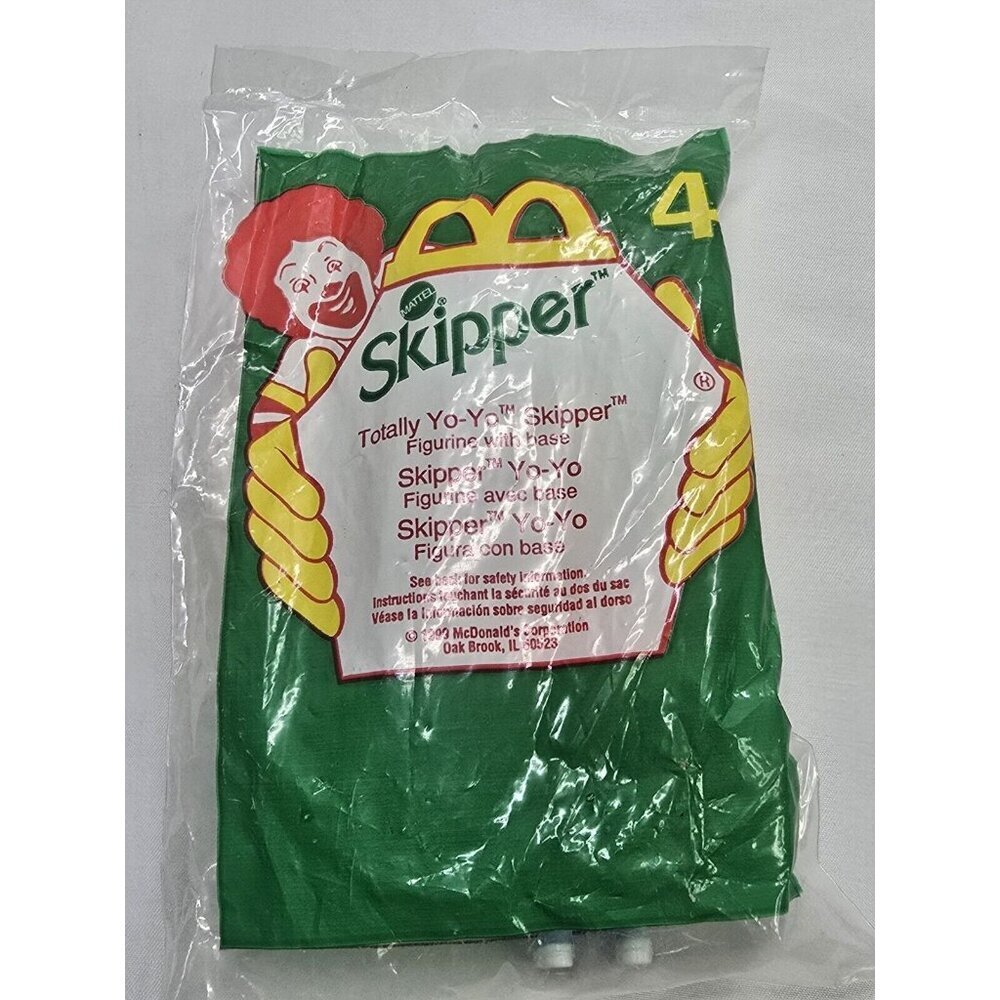 Barbie McDonald’s Happy Meal Toy 1999 Skipper #4 Totally Yo-Yo Skipper